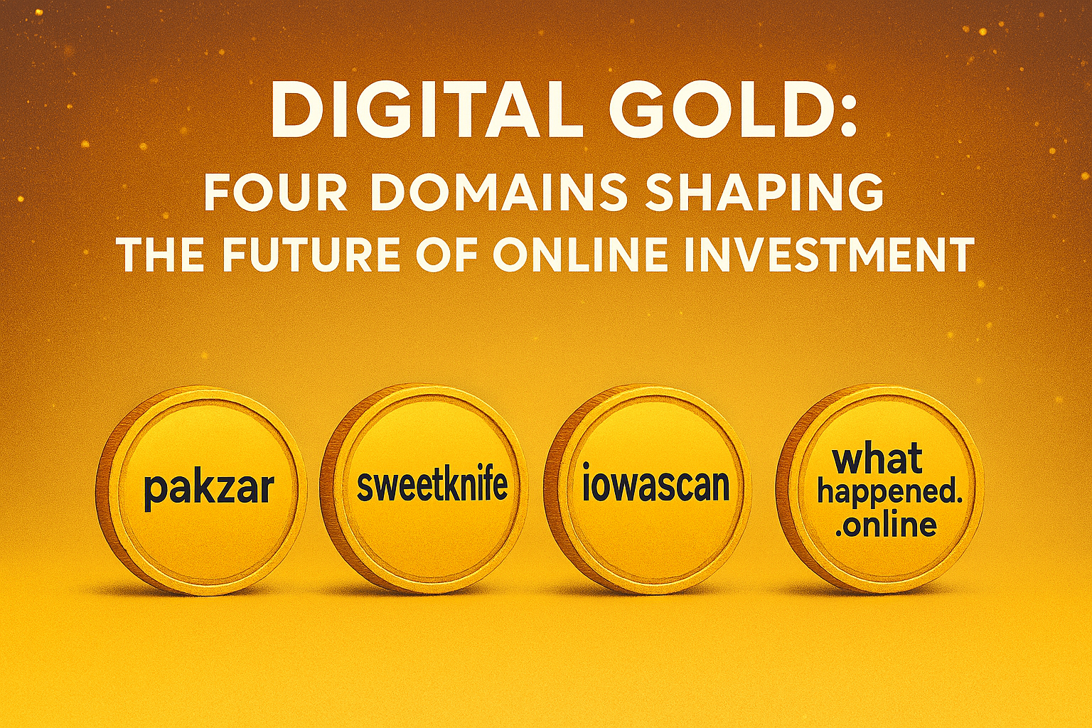 Digital Gold: Four Domains Shaping the Future of Online Investment